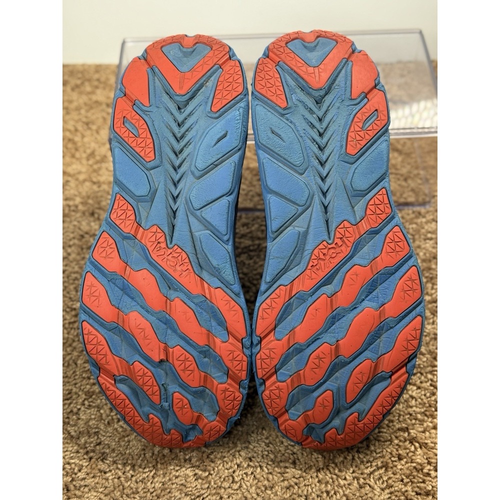 Hoka One One Navy Blue Teal Men's Athletic Shoes - Picture 8 of 13